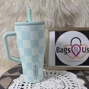 BRUMATE ERA 30 OZ LEAKPROOF TUMBLER LIMITED EDITION SEAFOAM CHECK **READ**